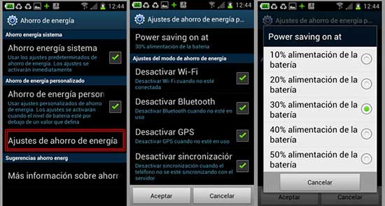 Aumentar la duración de la batería del Galaxy S4